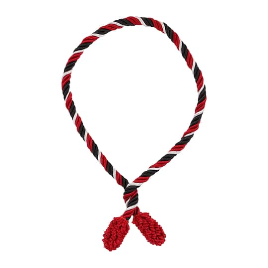 Haute Decor 16&#x22; Black, Red &#x26; White Decorative Twist Ties, 6ct.